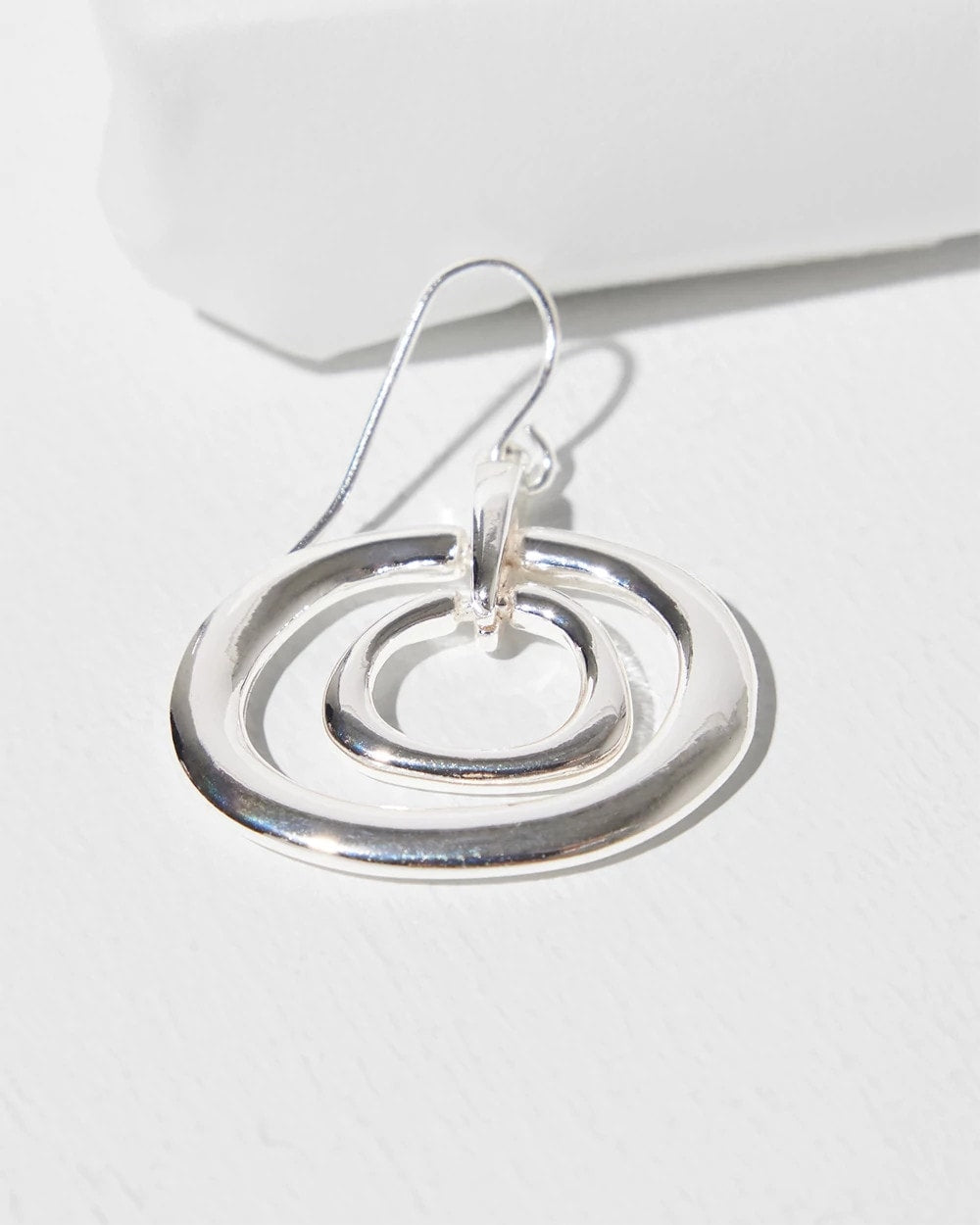 Chico's For Sale Silver Silver Tone Drop Pendant Earrings
