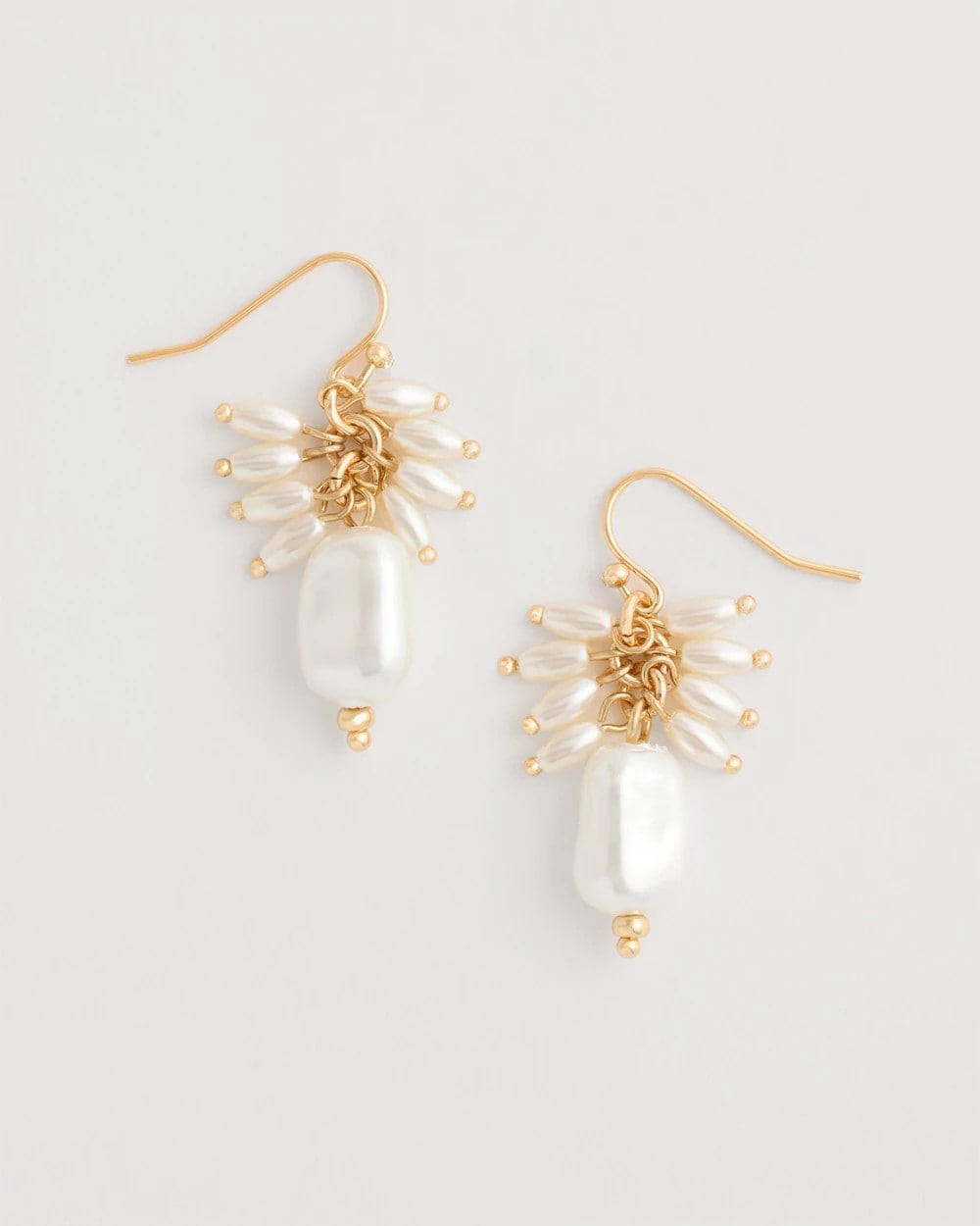 Chico's Sale Pearl Pearl Cluster Drop Earrings