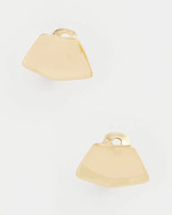 Chico's Sale Gold Gold Fan Clip On Earrings