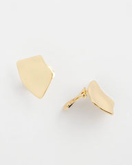 Chico's Sale Gold Gold Fan Clip On Earrings