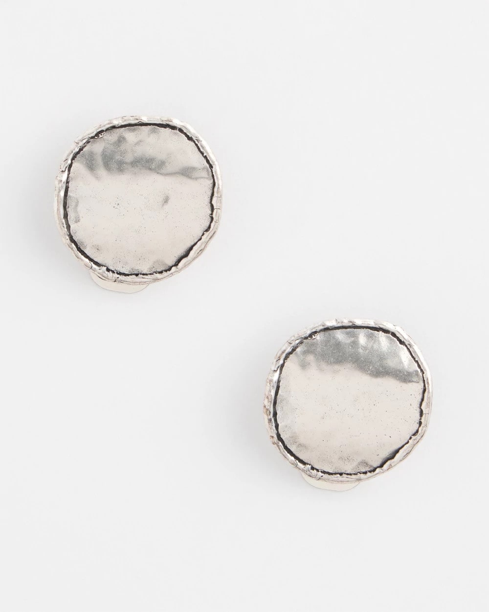 Chico's Sale Silver No Droop™ Silver Tone Clip-On Earrings