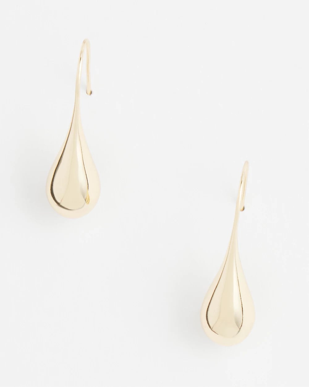 Chico's On Sale Gold No Droop™ Gold Tone Teardrop Threader Earrings