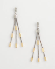 Chico's For Sale Mixed Metals Mixed Metal Linear Earrings