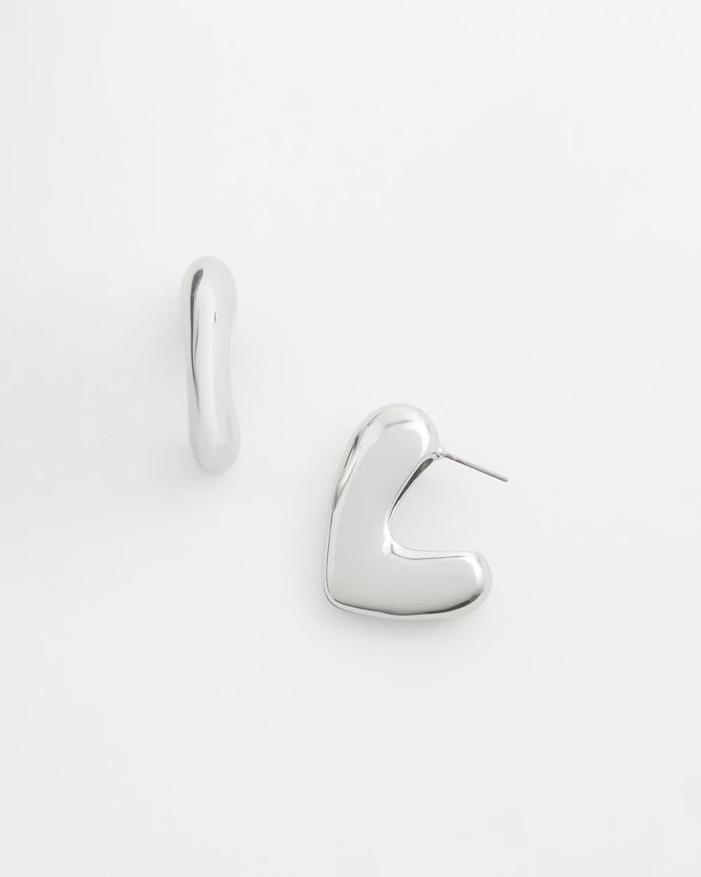 Chico's Sale Silver No Droop® Silver Tone Mini Hoops