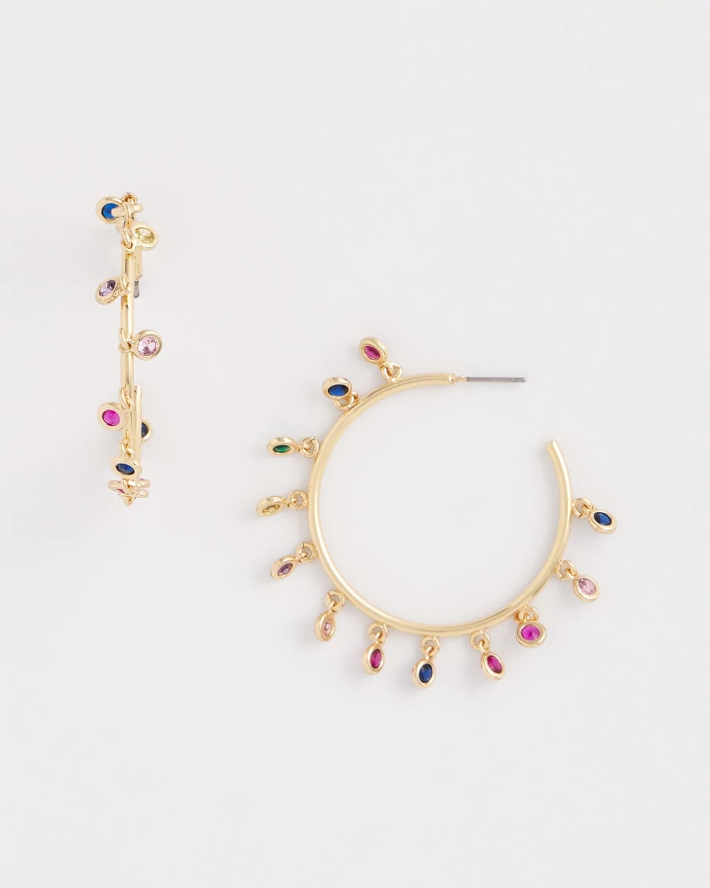 Chico's On Sale Multi Multi-Color Hoop Earrings