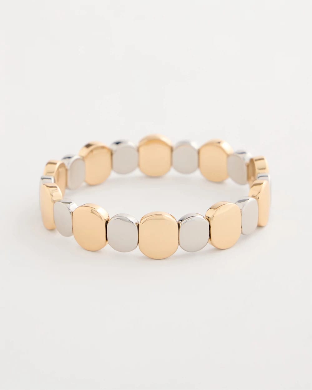 Chico's Online Mixed Metals Mixed Metals Glam Stretch Bracelet