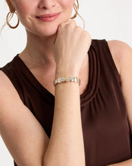 Chico's Online Mixed Metals Mixed Metals Glam Stretch Bracelet