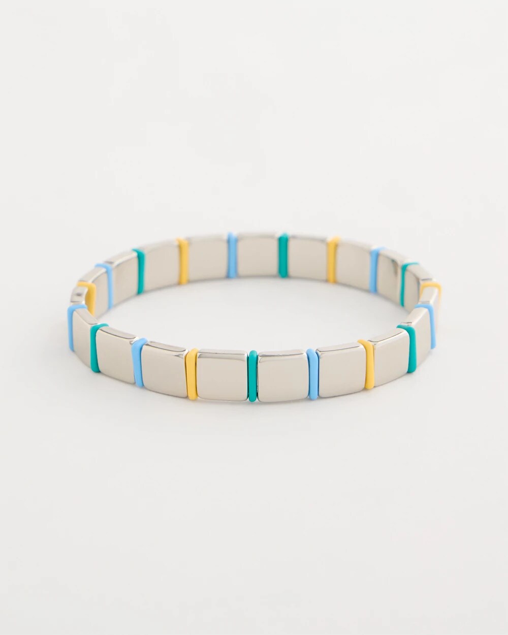 Chico's Discount Teal Glam Teal Slice Stretch Bracelet
