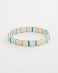 Chico's Discount Teal Glam Teal Slice Stretch Bracelet
