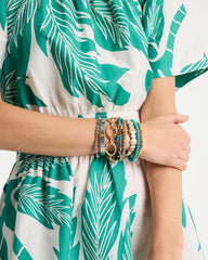 Chico's For Sale Mixed Metals Mixed Metal Beaded Stretch Bracelet