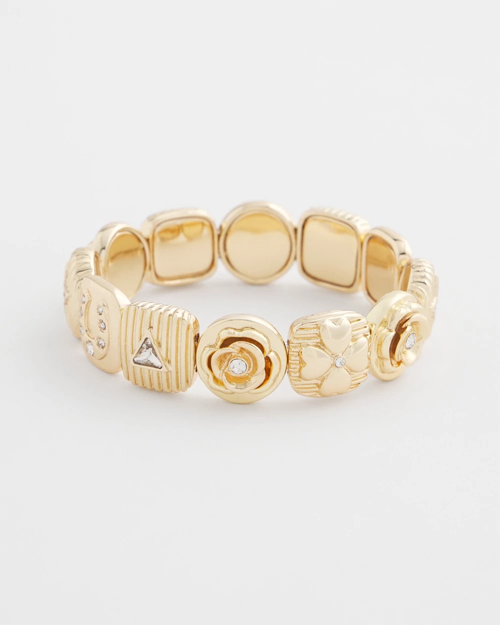Chico's Sale Gold Stretch Lucky Charm Bracelet