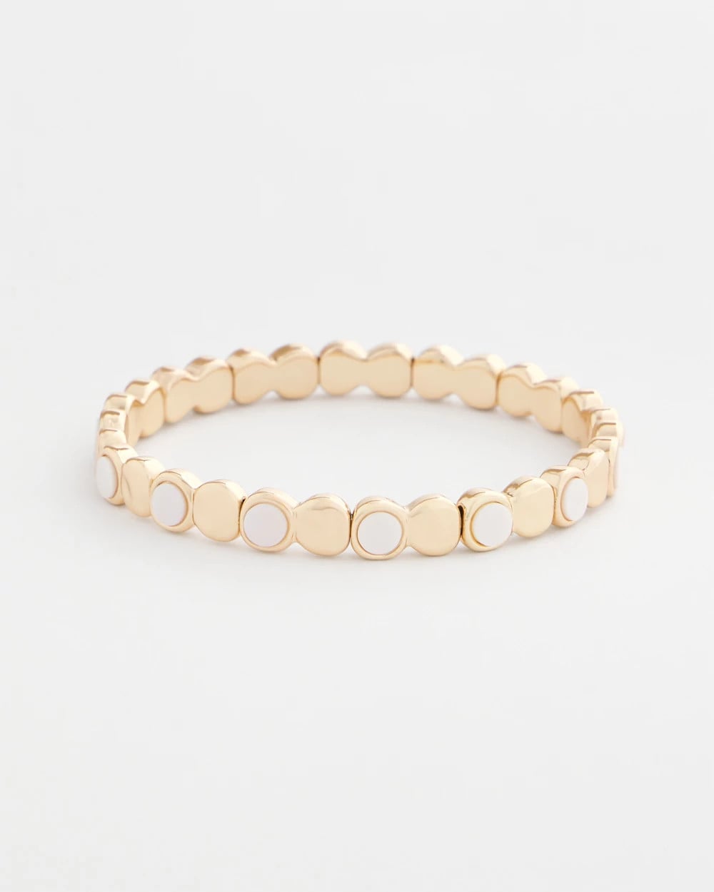 Chico's On Sale Pearl Pearl Mini Circle Stretch Bracelet