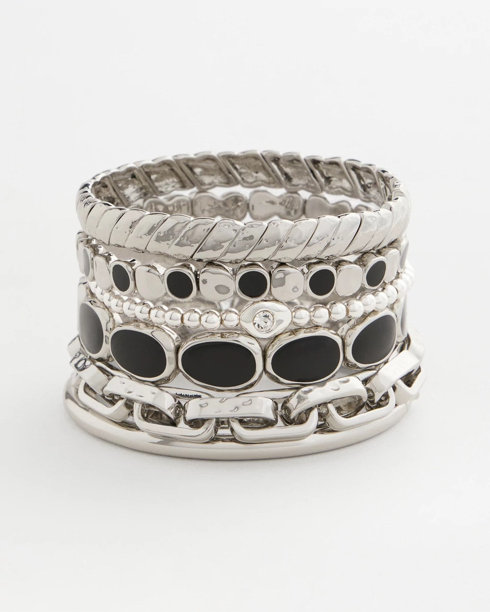 Chico's Online Black Black Large Stretch Bracelet