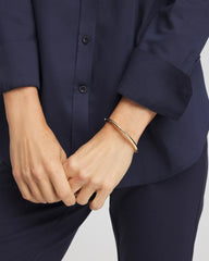 Chico's Outlet Gold Gold Hinge Bangle