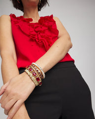 Chico's Outlet Gold Gold Hinge Bangle