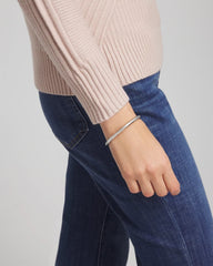 Chico's On Sale Silver Silver Hinge Bangle