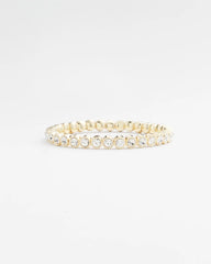 Chico's Discount Gold Goldtone Stretch Tennis Bracelet