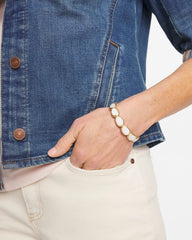 Chico's Sale Pearl Pearlescence Stretch Bracelet