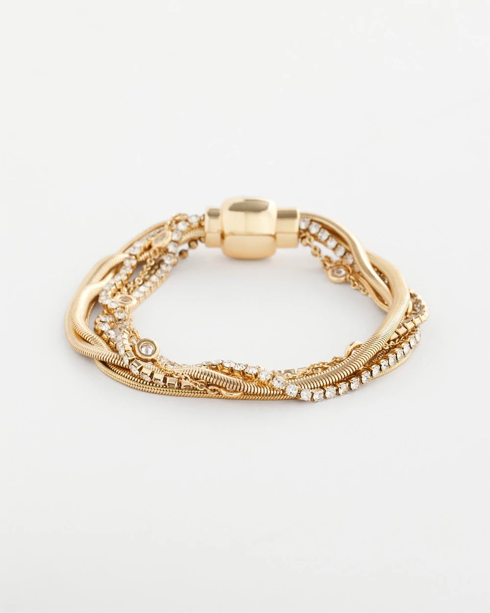 Chico's On Sale Gold Goldtone Multistrand Bracelet