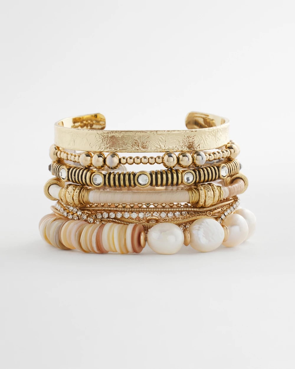 Chico's On Sale Gold Goldtone Multistrand Bracelet