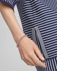 Chico's For Sale Silver Small Beaded Silver Tone Stretch Bracelet