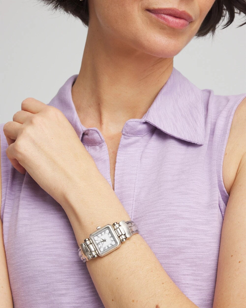 Chico's Sale Silver Chico's Originals Vintage Silver Cuff Watch