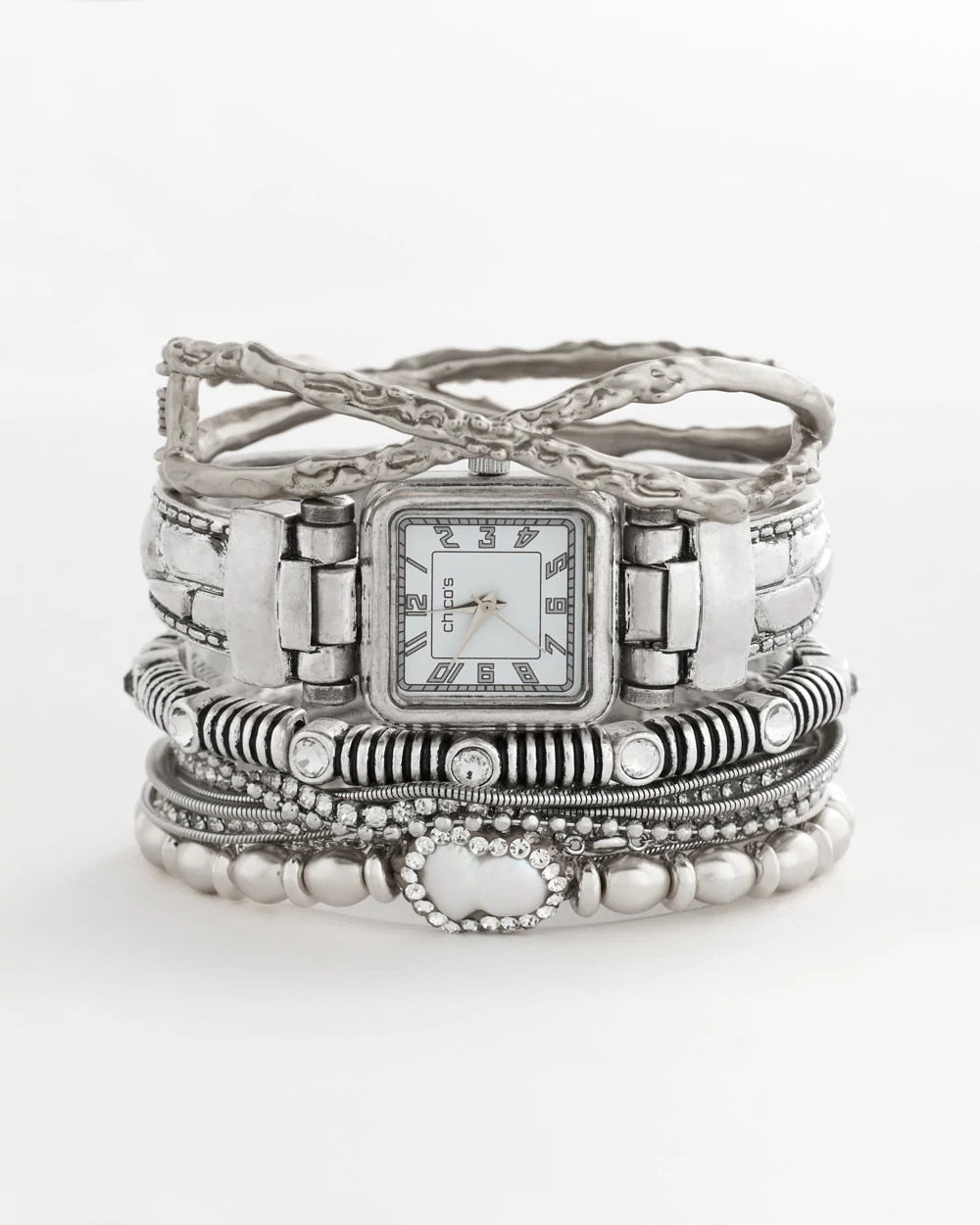 Chico's Sale Silver Chico's Originals Vintage Silver Cuff Watch