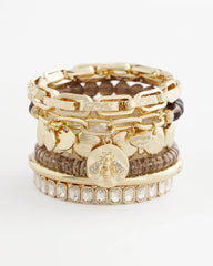 Chico's On Sale Neutral Neutral Fireball Stretch Bracelet