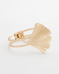 Chico's For Sale Gold Ginkgo Hinge Bracelet