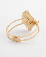 Chico's For Sale Gold Ginkgo Hinge Bracelet
