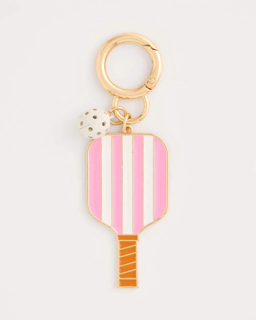 Chico's On Sale Pink Pink Enamel Pickleball Bag Charm
