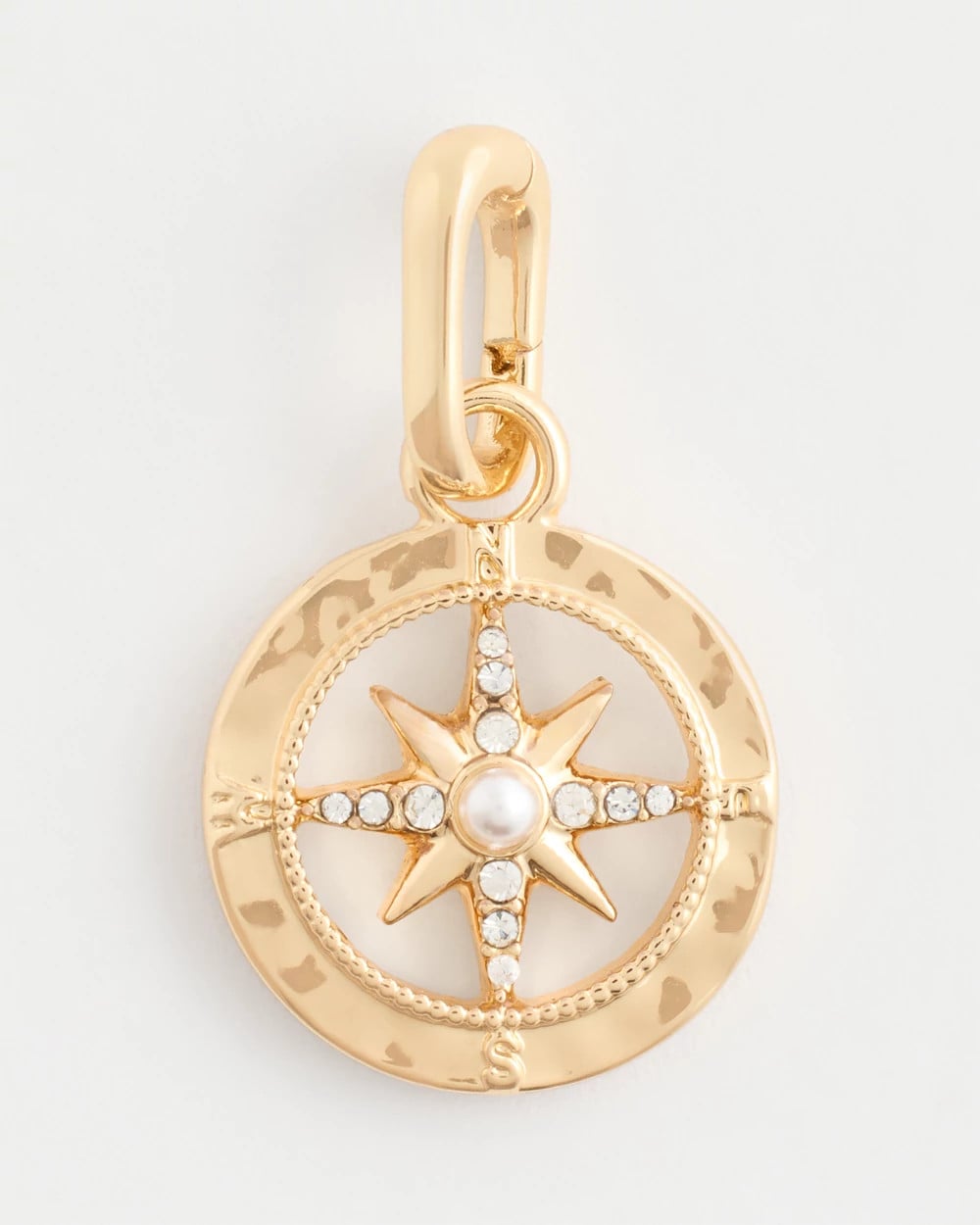 Chico's Outlet Gold Compass Charm