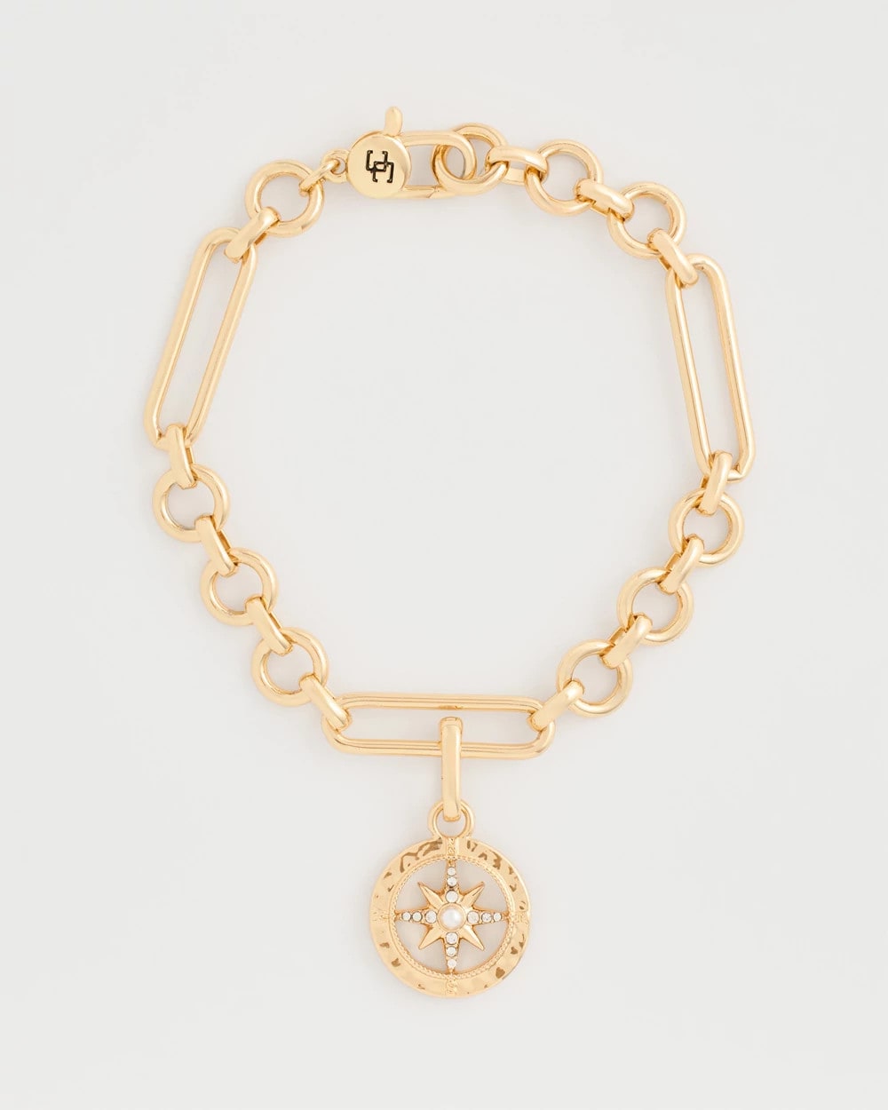 Chico's Outlet Gold Compass Charm