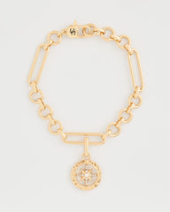 Chico's Outlet Gold Compass Charm