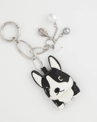 Chico's Discount Black/White Frenchie Dog Bag Charm