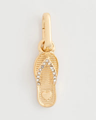 Chico's Outlet Gold Flip Flop Charm