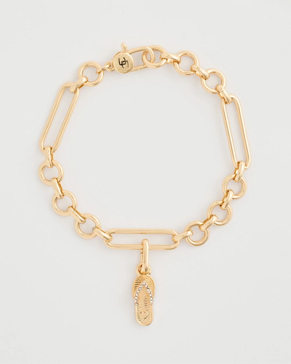 Chico's Outlet Gold Flip Flop Charm