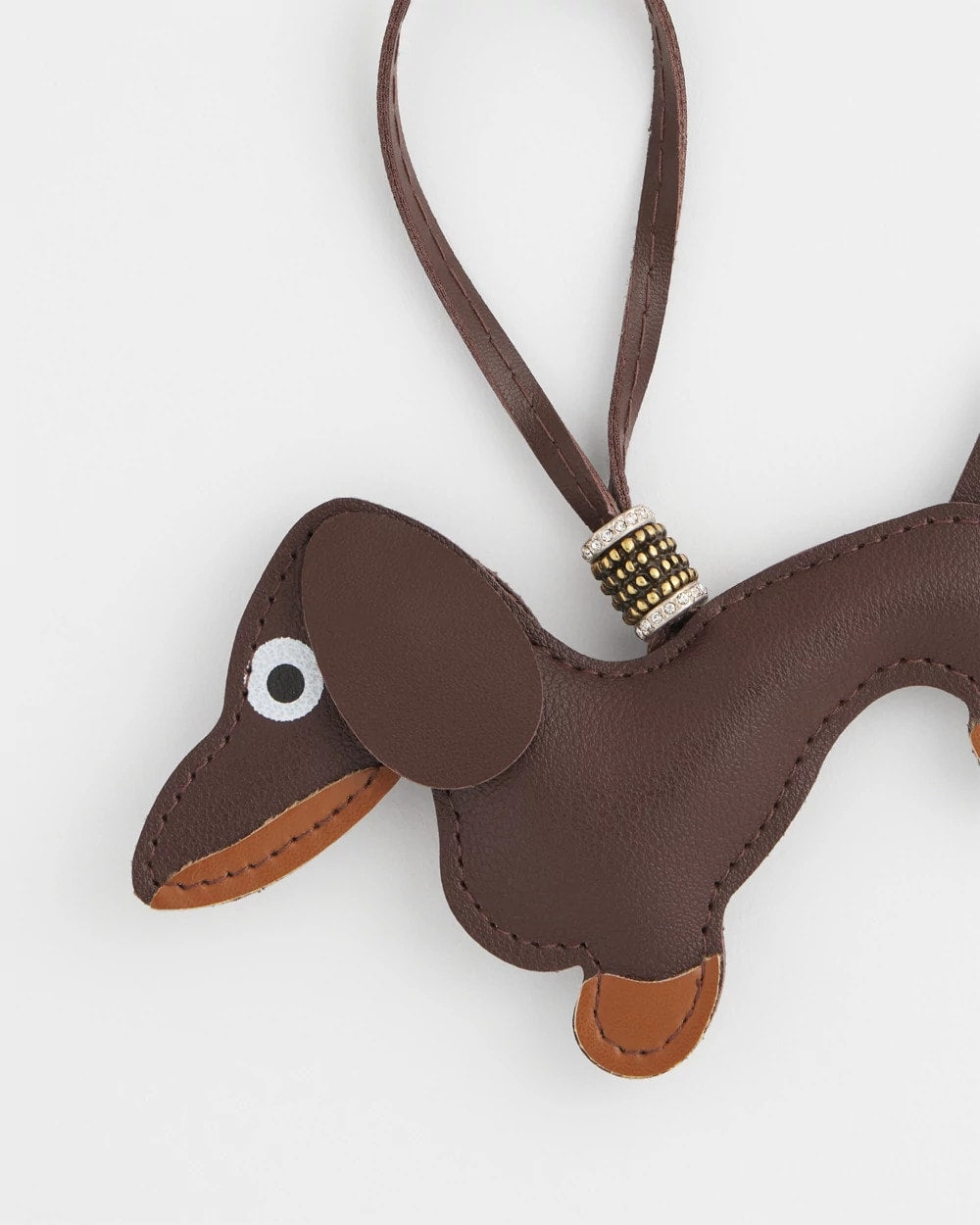 Chico's On Sale Brown Dachshund Bag Charm