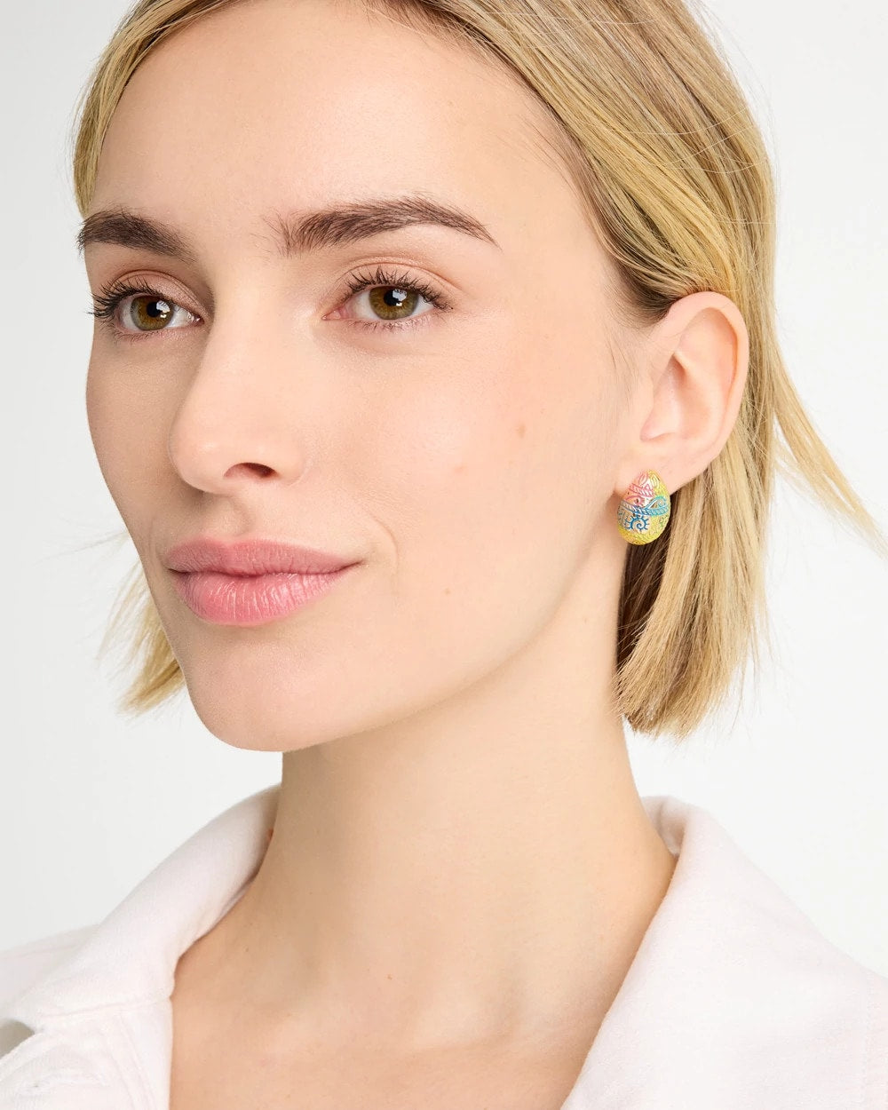 Chico's Discount Multi Easter Egg Stud Earrings