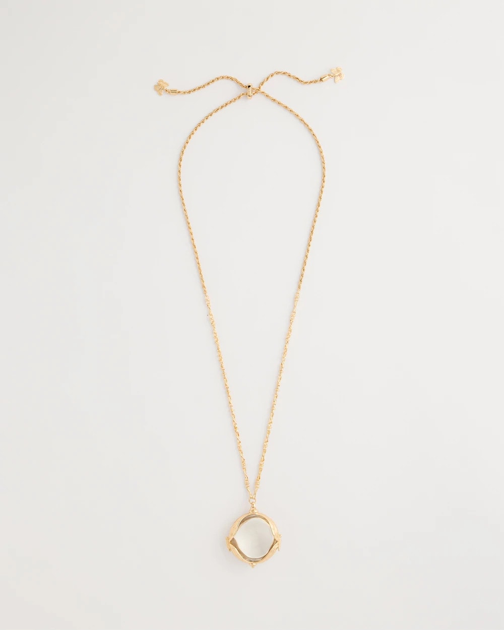 Chico's Sale Gold Butterfly Wing Monocle Necklace