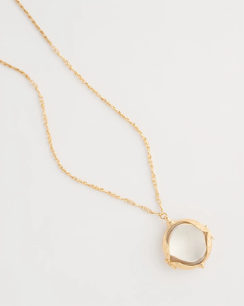 Chico's Sale Gold Butterfly Wing Monocle Necklace