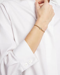 Chico's On Sale Gold Mini Bead Stretch Hero Bracelet