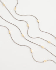 Chico's Online Mixed Metals Mixed Metal Double Strand Necklace