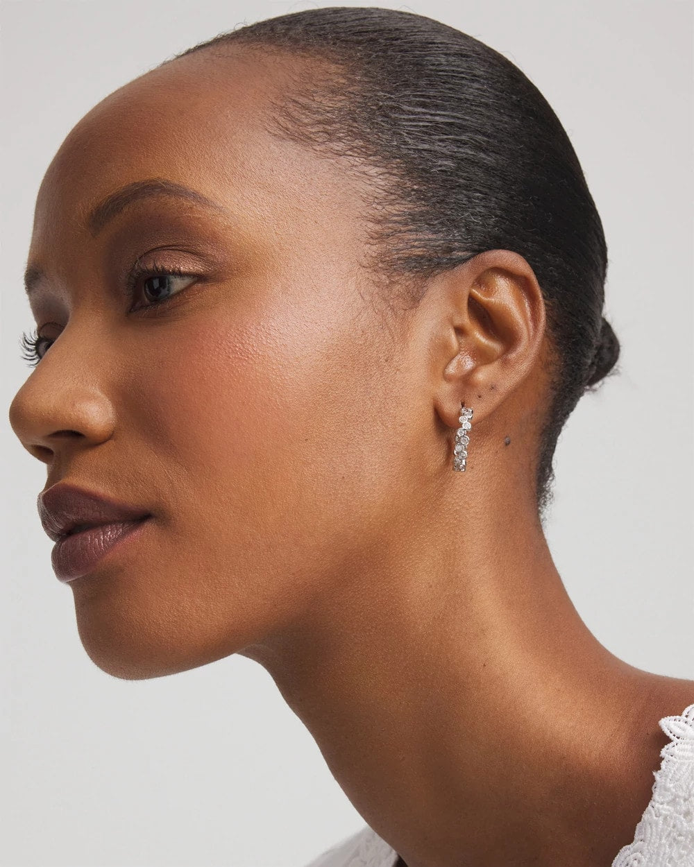 Chico's Sale Silver No Droop® Silvertone Hoop Earrings