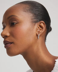 Chico's Sale Silver No Droop® Silvertone Hoop Earrings