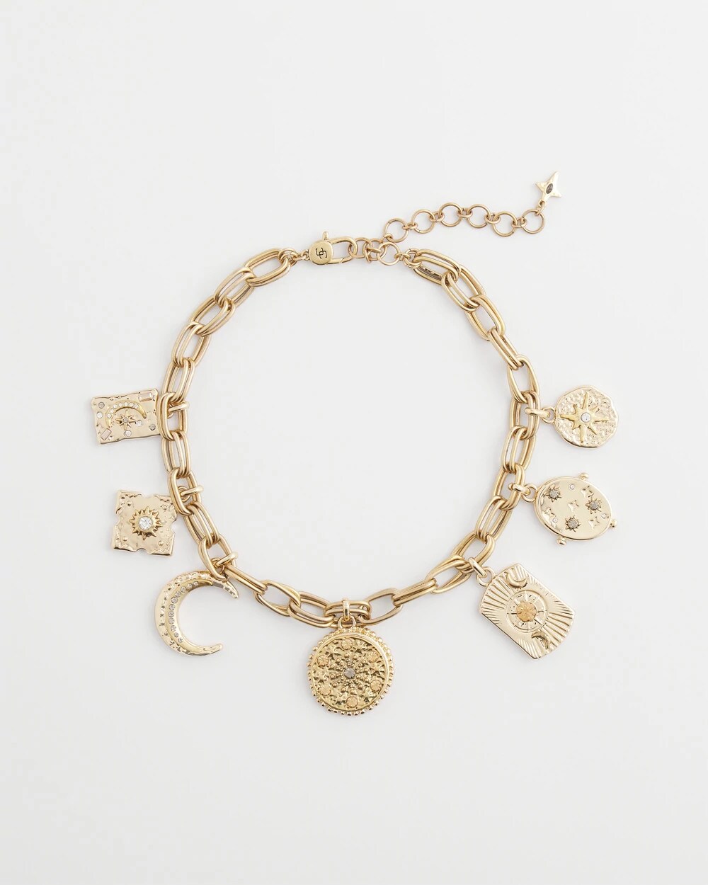 Chico's Outlet Gold Gold Celestial Charm Necklace