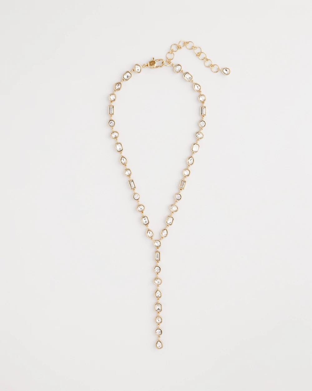 Chico's For Sale Gold Bezel Set Goldtone Y-Necklace