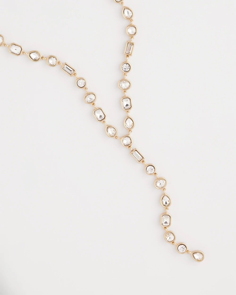 Chico's For Sale Gold Bezel Set Goldtone Y-Necklace