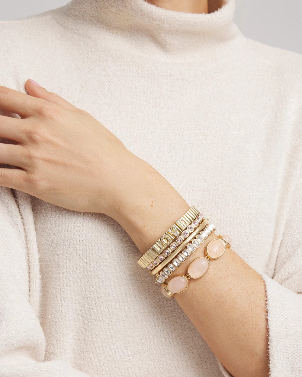Chico's Sale Gold Love Watch Band Bracelet