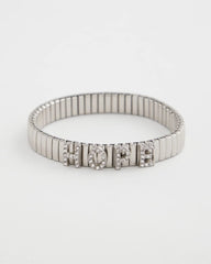 Chico's Outlet Silver Hope Watch Band Bracelet